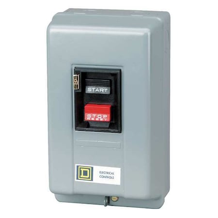 Manual Motor Starter, NEMA M-0, 2 P, 1 Phase, Push Button, 18 A MPN:2510MBG1