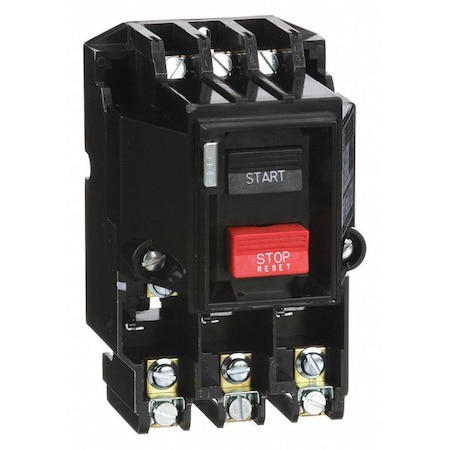 Manual Motor Starter, NEMA M-0, 3 P, 3 Phase, Push Button, 27 A MPN:2510MBO2