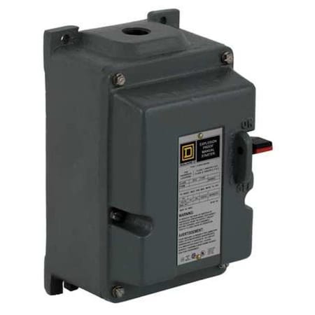 Manual Motor Starter, NEMA M-0, 3 P, 3 Phase, Push Button, 18 A MPN:2510MBR2