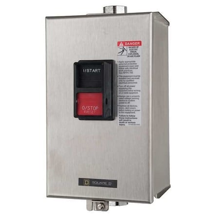 Manual Motor Starter, NEMA M-0, 3 P, 3 Phase, Push Button, 18 A MPN:2510MBW12
