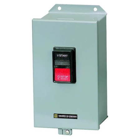 Manual Motor Starter, NEMA M-1, 2 P, 1 Phase, Push Button, 27 A MPN:2510MCA1