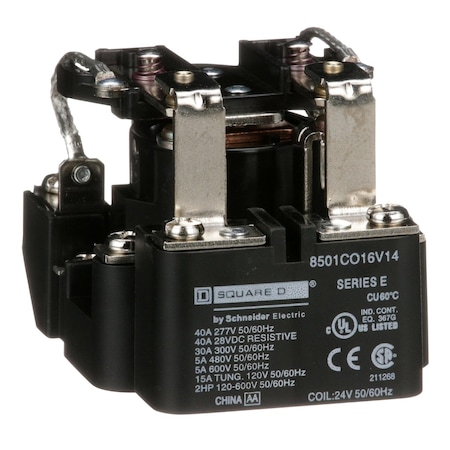 Panel Mount, Power Relay, 30 A, Screw MPN:8501CO16V14