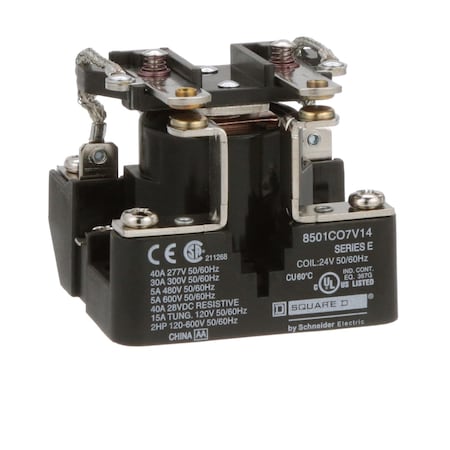 Panel Mount, Power Relay, 30 A, Screw MPN:8501CO7V14