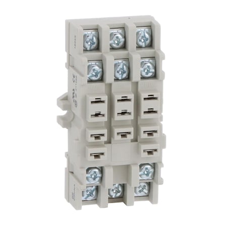 Plug in relay, Type N, relay socket, 11 blade, double tier, for 8510KU relays, bulk packaged MPN:8501NR82B