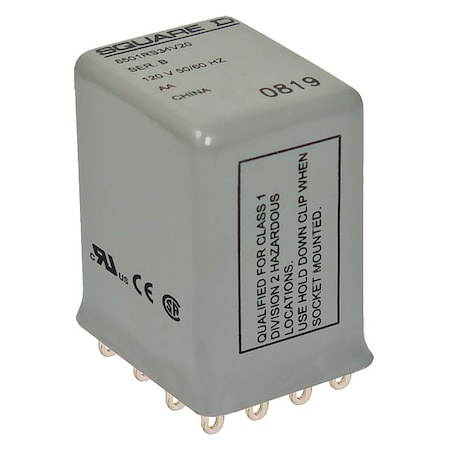 Relay, 240VAC Coil Volts, 4PDT MPN:8501RSD34V51