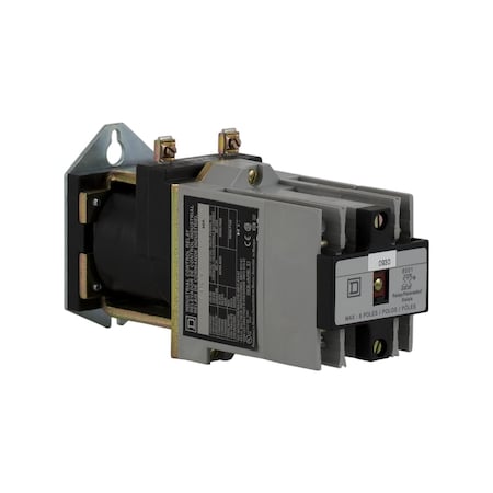 NEMA Control Relay, Type X, machine tool, 10A resistive at 600VAC, 8 normally open contacts, 110/125VDC coil MPN:8501XDO80V62