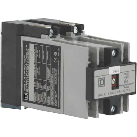 NEMA Control Relay, 6NO, 110/120VAC, 10A MPN:8501XO60V02