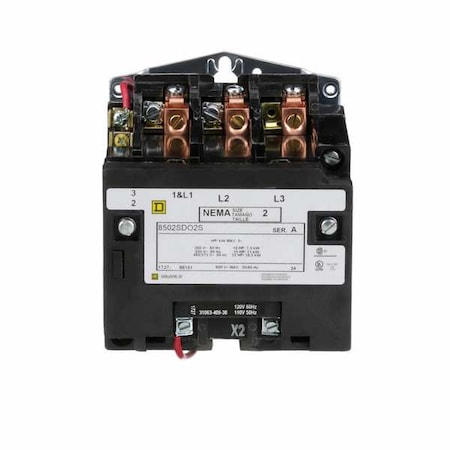 240VAC Non-Reversing Magnetic Contactor 3P 45A NEMA 2 MPN:8502SDO2V03