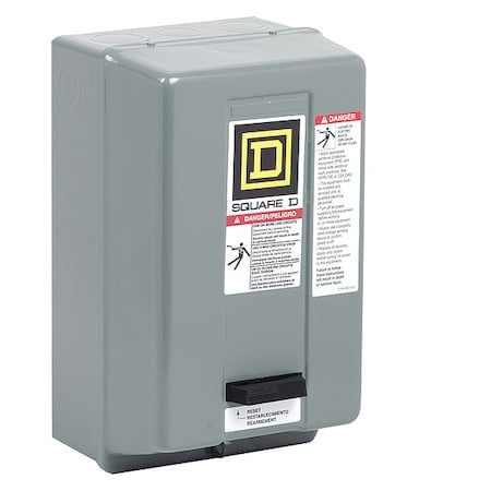 Motor Starter, Non-Reversing, No Auxiliary Contacts, 110V-120V AC, 2 P, Screw Clamp MPN:8536SBG1V02