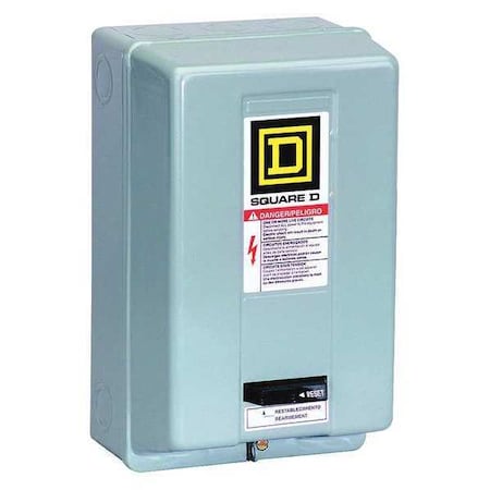 Motor Starter, Non-Reversing, No Auxiliary Contacts, 110V-120V AC, 2 P, Screw Clamp MPN:8536SCG1V02S