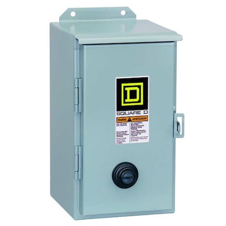 Magnetic Motor Starter, Non-Reversing, No Auxiliary Contacts, 240V AC, 3 P, Screw Clamp MPN:8536SDA1V03