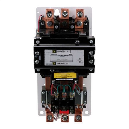 Magnetic Motor Starter, Non-Reversing, No Auxiliary Contacts, 120V AC, 3 P, Screw Clamp MPN:8536SGO1V02S