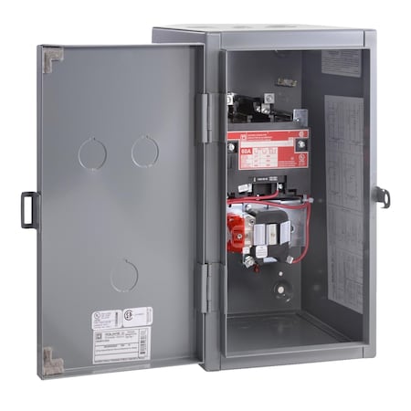 Contactor, Type S, multipole lighting, electrically held, 60A, 5 pole, 110/120VAC 50/60Hz coil, NEMA 1 MPN:8903SPG4V02