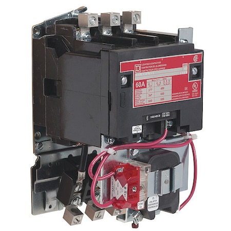 120VAC Mechanically Held Lighting Contactor 3P 60A MPN:8903SPO11V02