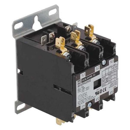 Definite Purpose Magnetic Contactor, 600V AC, 3 P, 3 Phase MPN:8910DPA33V02U1