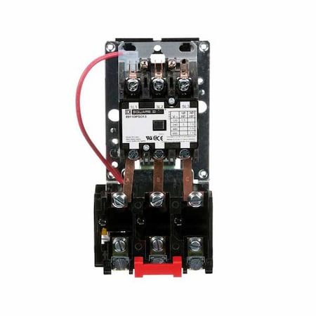 Nonreversing Definite Purpose Magnetic Motor Starter, No Enclosure NEMA Rating, 480V AC, 3 Poles MPN:8911DPSO13V06