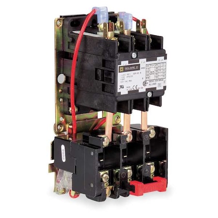 Nonreversing Definite Purpose Magnetic Motor Starter, No Enclosure NEMA Rating, 120V AC, 3 Poles MPN:8911DPSO53V02