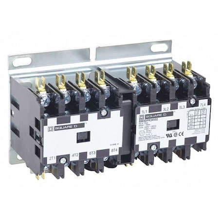 600VAC Reversing Hoist Contactor 4P 30A MPN:8965DPR34V02