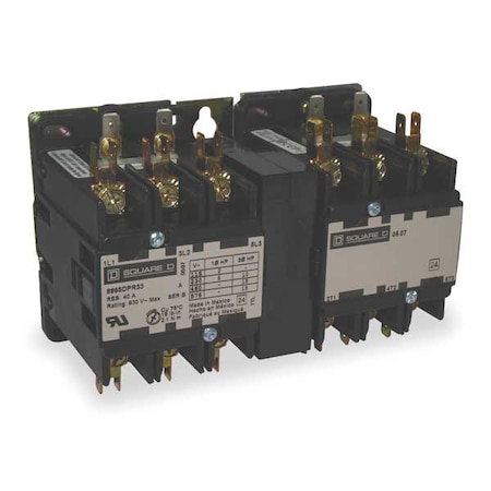 120VAC Reversing Hoist Contactor 3P 40A MPN:8965DPR43V02