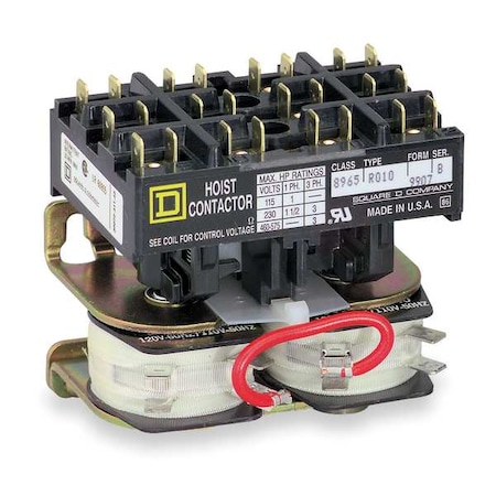 Hoist Contactor, 24VAC, 3Pole, Open MPN:8965RO10V01