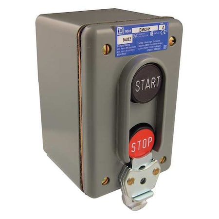 ControlStation, Dead-End, 2Buttons, Blk/Red MPN:9001BW241