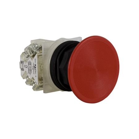 Push-button, Harmony 9001SK, plastic, snap-in plastic mushroom 35mm, red, 30mm, spring return, 1 NO MPN:9001SKR4RH5