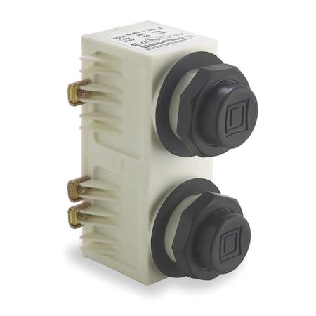 PendantPushButton, Non-Illum, Black, 2NO MPN:9001SKRU2