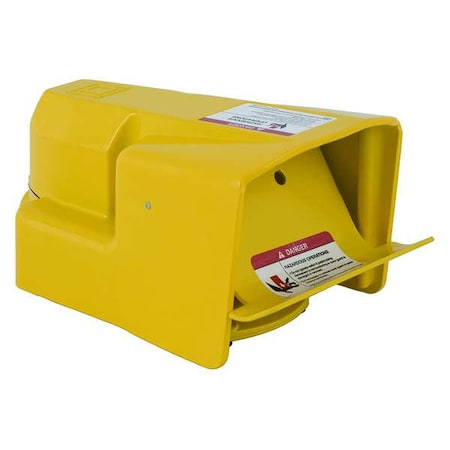 FootSwitch, Yellow, Steel, SPST, Momentary MPN:9002AW117