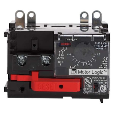 NEMA Overload Relay, 1NC, 45 A Min current, 135 A Max current, 600V AC MPN:9065SF420