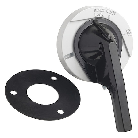 Circuit breaker accessory, handle assembly, rotary, 8 inch, NEMA 1/3R/12, for legacy circuit breakers, painted black MPN:9421LH8