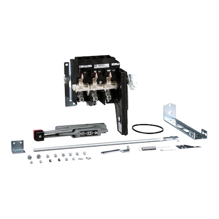 Operating mechanism, flange mounted, variable depth, 30A, 600V, no fuse, switch mechanism, 6 inch handle, NEMA 4 MPN:9422ATCN301