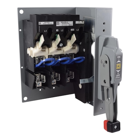 Operating mechanism, flange mounted, fixed depth assembly, 30A, 600 V, no fuse, switch mechanism, 6 inch handle MPN:9422BTCN30