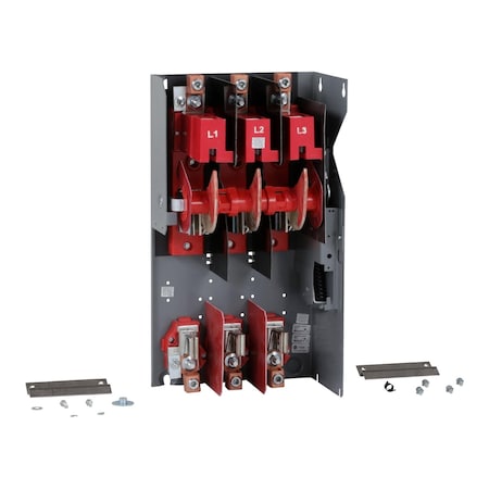 Operating mechanism, flange mounted, variable depth, 400A, 600V, H, K, J, R fuseholder, switch mechanism MPN:9422TG2