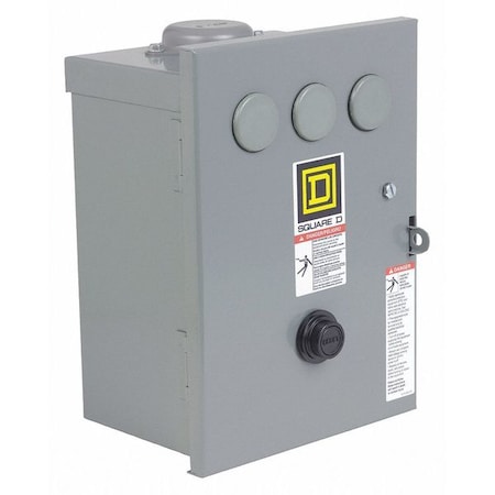 NEMA Contactor and NEMA Motor Starter, Type S, nonreversing, enclosure, NEMA Size 00, 0, 1, 8903SM lighting, NEMA 3R MPN:9991SCH2