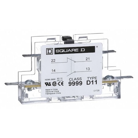 Auxiliary Contact, 1NO/1NC, 5 A MPN:9999D11