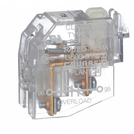 Auxiliary Contact Block, 1NO/1NC, 30 A MPN:9999SO4
