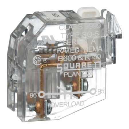 Overload Relay Auxiliary Contact MPN:9999SO5