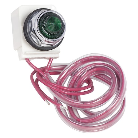 NEMA Motor Starter and contactor, Type S, pilot light kit, LED, green, 120VAC 60Hz, NEMA size 00 to 7, Type 1/3R/12 MPN:9999SPL28G