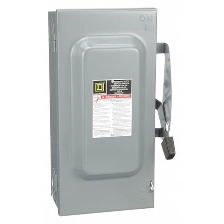 Fusible, Safety Switch, General Duty, 240 V, 2PST MPN:D223N
