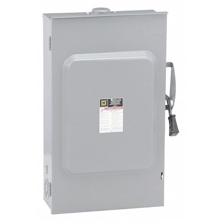 Fusible, Safety Switch, General Duty, 240 V, 2PST MPN:D224NRB