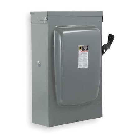 Fusible, Safety Switch, General Duty, 240 V, 2PST MPN:D226NR