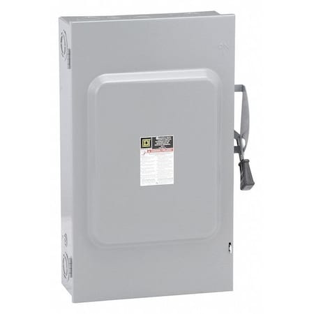 Fusible, Safety Switch, General Duty, 240 V, 3PST MPN:D324N