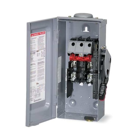 Fusible, Safety Switch, General Duty, 240 V, 3PST MPN:D325NR
