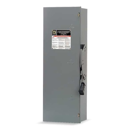 Fusible, Safety Switch, Heavy Duty, 600 V, 3PST MPN:DT362