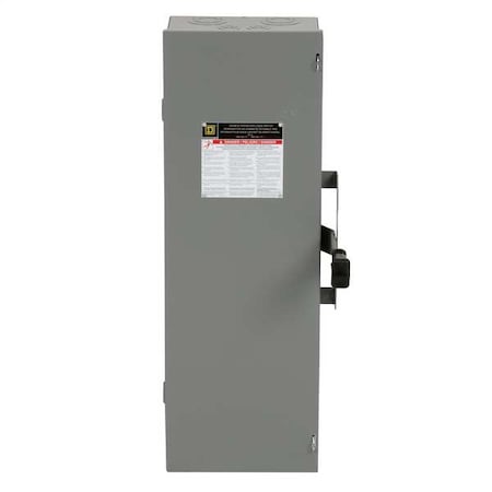 Nonfusible, Safety Switch, Heavy Duty, 240 V, 2PDT MPN:DTU222