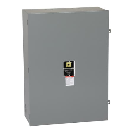 Safety switch, double throw, non fusible, 200A, 240VAC, 250VDC, 3 pole, 15HP, neutral factory installed, NEMA 1 MPN:DTU324N