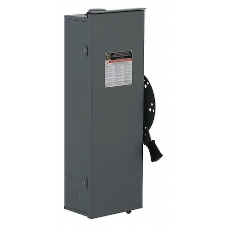 Nonfusible, Safety Switch, Heavy Duty, 600 V, 3PDT MPN:DTU361RB