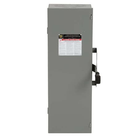 Nonfusible, Safety Switch, Heavy Duty, 600 V, 3PDT MPN:DTU362