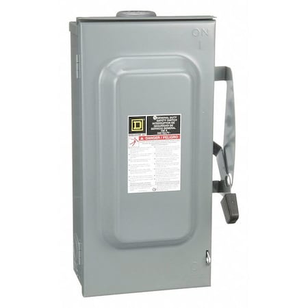 Nonfusible, Safety Switch, General Duty, 240 V, 3PST MPN:DU323RB