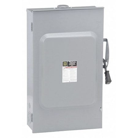 Nonfusible, Safety Switch, General Duty, 240 V, 3PST MPN:DU324RB